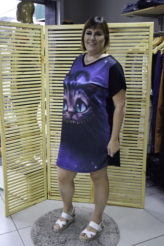vestido blusão plus size