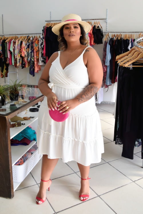 vestido branco alcinha